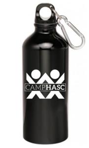 Sporty Aluminum Water Bottle w/ Carabiner 20 oz