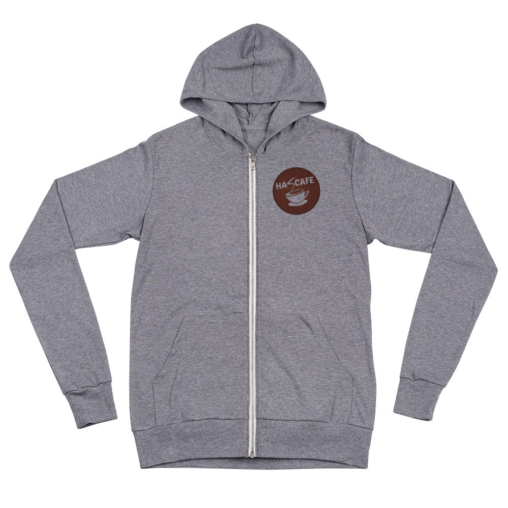 Unisex zip hoodie